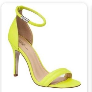 Prabal Gurung Lime Heels 7.5
